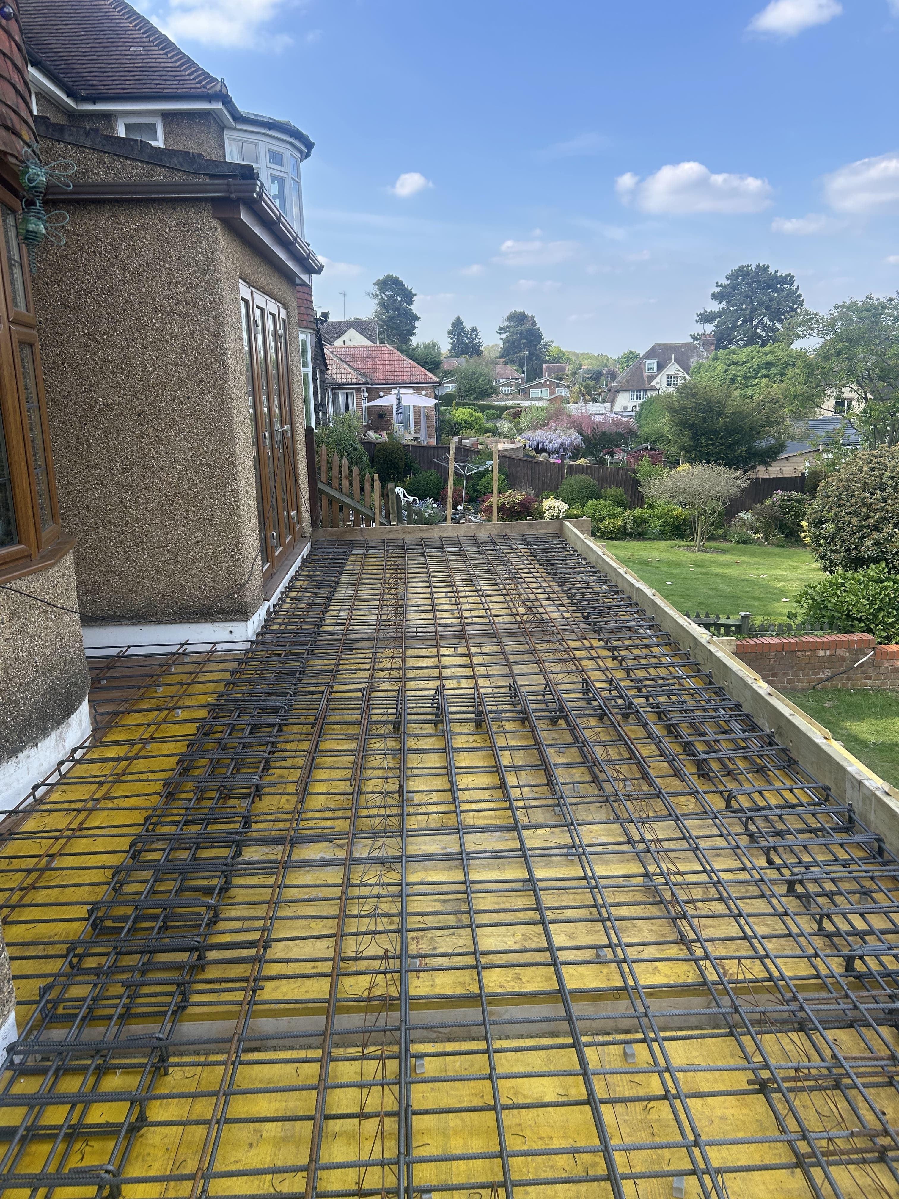 Concrete terrace